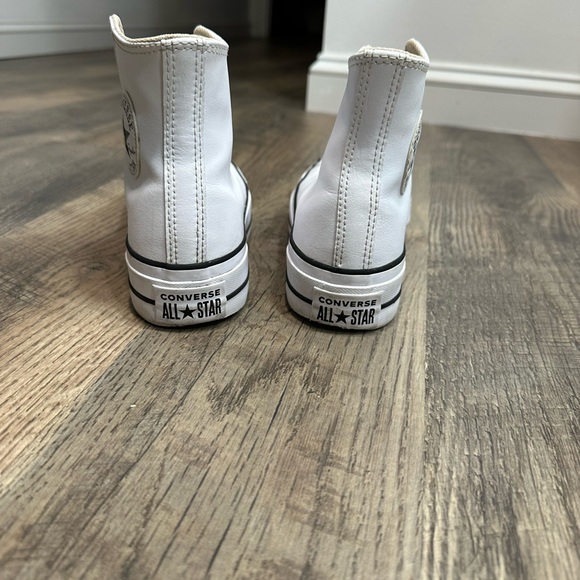 Converse Women's Chuck Taylor All Star Lift Platform Leather High Top Sneaker - Picture 8 of 11